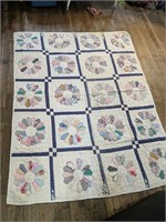 Vintage Hand Made Quilt, 5'x78" 
This does have