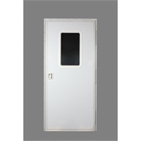 RV Square Entrance Door - Polar White