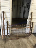 (3) ASSORTED IRON BED FRAME PIECES