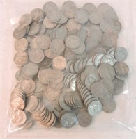Lot of 218 Jefferson nickels