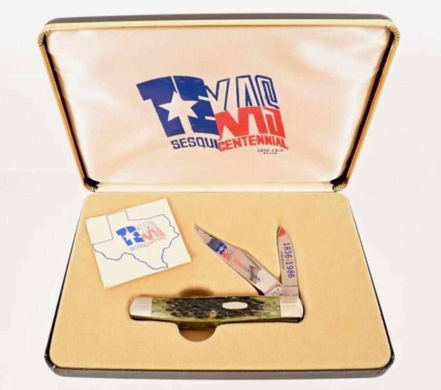 Texas Sesquicentennial Case Pocket Knife