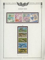 1986 Booklet Pane Stamps