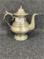 Antique McQuilkin Pewter Teapot