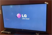 47" LG LED LCG flat screen TV, Sony Blu Ray,