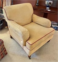 Oversized upholstered armchair