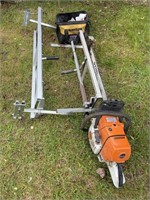Stihl MS661C Chainsaw with milling guide