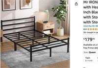 Mr IRONSTONE Queen Bed Frame
