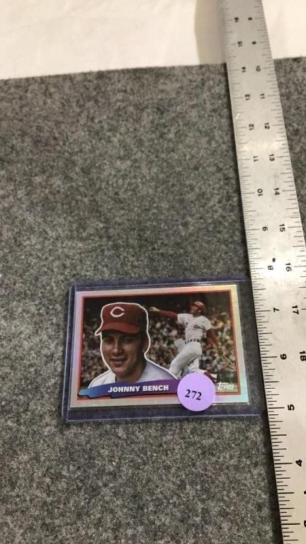 Johnny Bench card