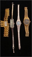 Citizen, Bulova and Seiko ladies watches