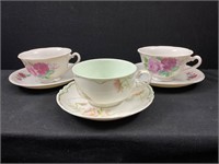 Occupied Japan and Haviland Tea Cups and Saucers