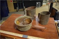 Three Antique Flour Sifters