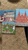 Moscow, Russia jigsaw puzzle, lot of 3