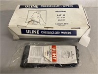 Uline Cheescloth Wipers & Butyl Chemical Gloves