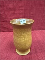 Uranium Glaze Waco Pottery Vase, 8 inches