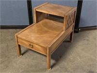 Step Back End Table W/Drawer 29.75"x20"x23"