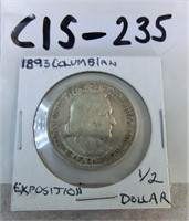 C15-235  1893 Columbian Exposition half dollar