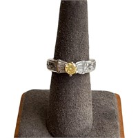 1.50ct Exquisite Yellow Diamond Baguette Cut Ring