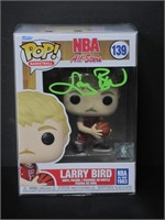 Larry Bird Signed Funko Pop COA Pros