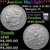 *Highlight* 1889-cc vam 5 I2 R6 Morgan $1 Graded x