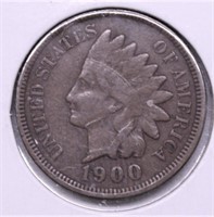 1900 INDIAN HEAD CENT VF