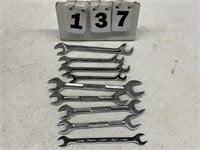 Snap-on Metric Double Open End Wrenches