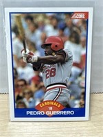 Pedro Guerrero 1989 Score (HOF)
