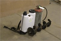 4gal Backpack Sprayer, 8" Auger Bit & Sprayer Tank