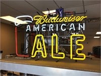 Budweiser American Ale Neon light