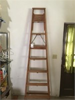 8 foot wooden Homestead ladder