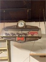 Vintage Budweiser Bar Clock & Pool light
