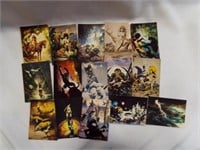 An Assortment of Frazetta Collector Cards