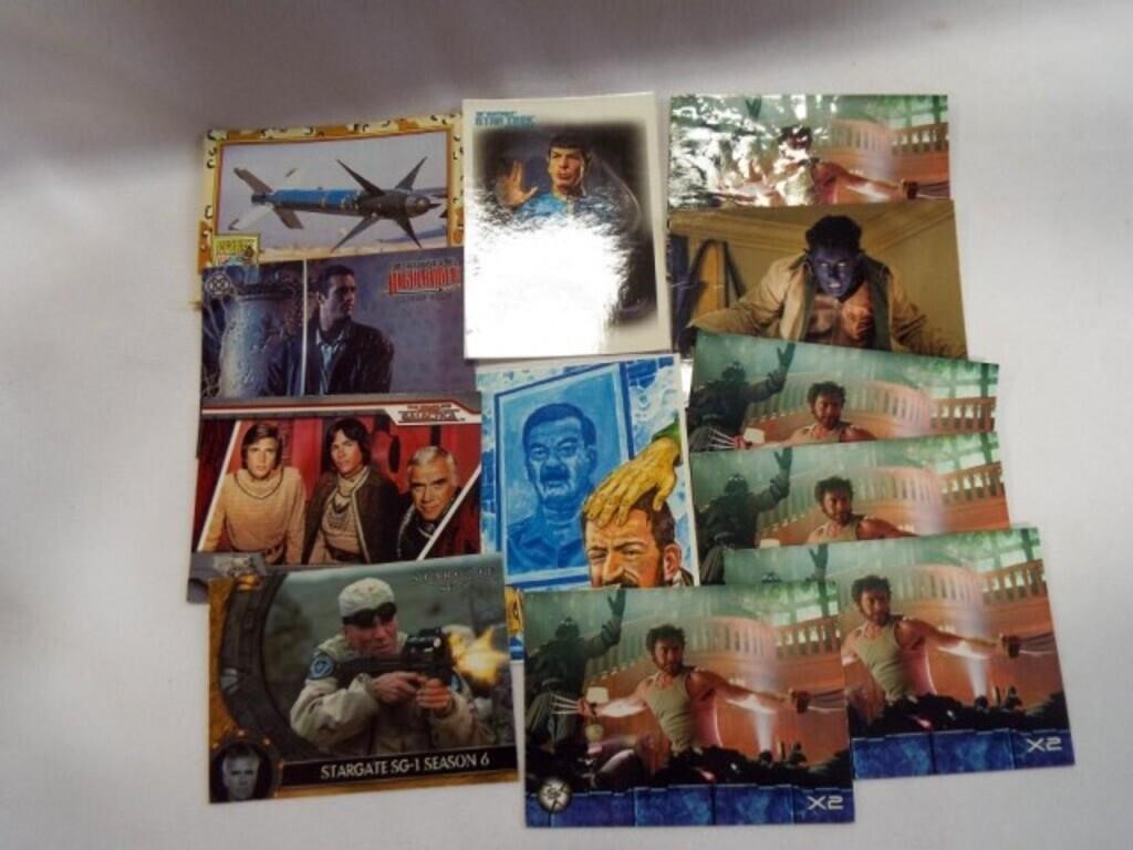 An Assortment of Star Trek Collector Cards