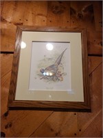Ned Smith the ringneck pheasant framed print