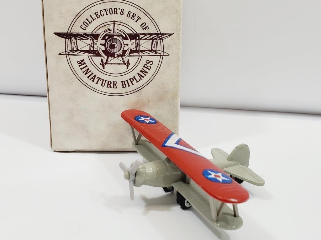 Diecast Biplane in Box