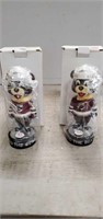 (2) Hershey Bears Hockey Bobble Head Figures