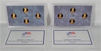 (2) 2009 Lincoln Cent Proof Sets
