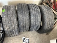 4-2:35X55X20” Michelin tires 50% wear