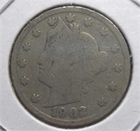 1902 Liberty Head V. Nickel