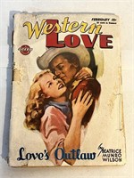 FEB 1946 WESTERN LOVE PULP MAGAZINE