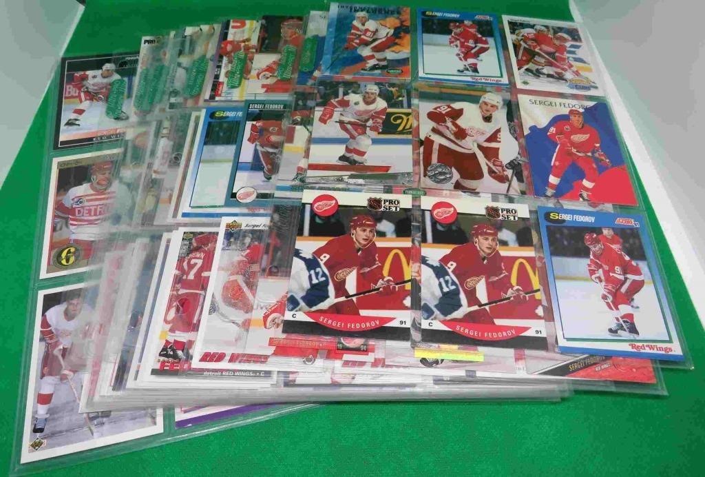 100+ Sergei Fedorov Hockey Cards RC Inserts Sticke