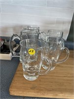 GLASS HANDLED CUPS/GLASSES