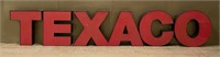 Vintage Texaco Gas Station Awning Letters