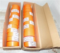 2 CASES OF ORANGE BARRICADE TAPE