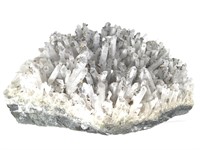 Large Quartz Cluster w/ Dogtooth Calcite Growth