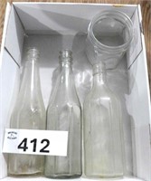 Eight Sided Bottles Lot