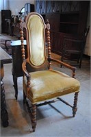 Vintage Gold Arm Chair