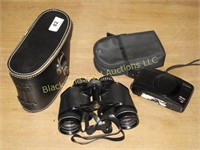 Wide Angle Binoculars & Canon Sure Shot Camera