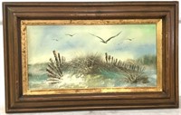 Framed / Signed Oil On Canvas