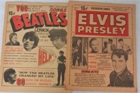 Beatles and Elvis Fliers