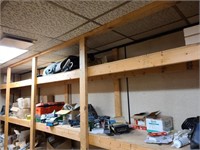 Contents of Upper 2 Wall Shelves in Storage Room